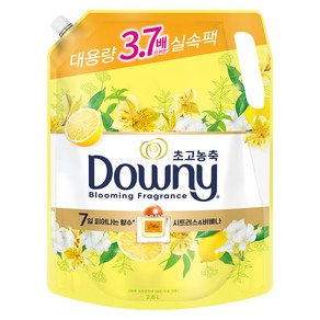 다우니 향수 컬렉션 초고농축 섬유유연제 시트러스&버베나 리필, 2.6L, 1개