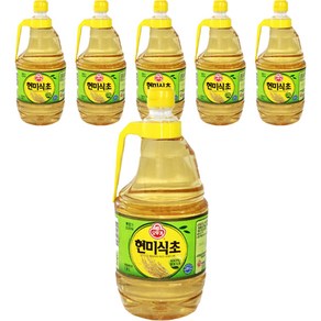 오뚜기 현미식초, 1.8L, 6개