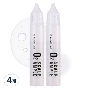 얼라이브랩 오투 스칼프 헤어 앰플, 4개, 25ml