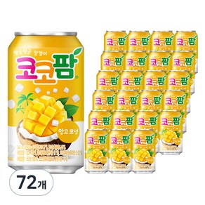 코코팜 망고코넛, 340ml, 72개