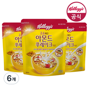 켈로그 아몬드 푸레이크, 600g, 6개