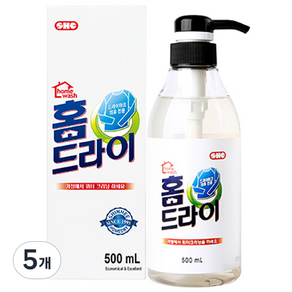 신희 홈워시 홈드라이세제 본품, 500ml, 5개