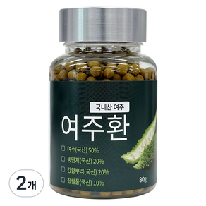 자연이답 여주환, 80g, 2개