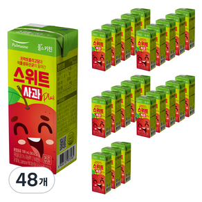 풀스키친 스위트사과 Plus 음료, 190ml, 48개