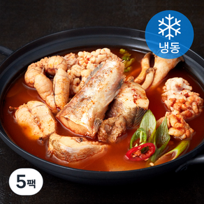 해슬로 얼큰 칼칼 대구탕 (냉동), 5팩, 480g