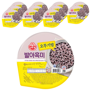 오뚜기 오뚜기밥 발아흑미 즉석잡곡밥, 210g, 12개
