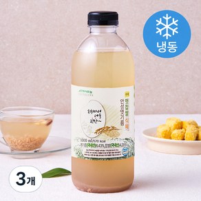 프레시오늘 안성엿기름 햇찹쌀 식혜, 1L, 3개