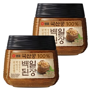 샘표 국산콩 백일된장, 450g, 2개