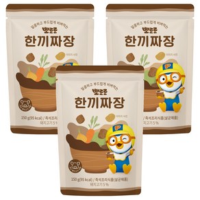 어니스트에프엔비 뽀로로 한끼 짜장, 150g, 3개