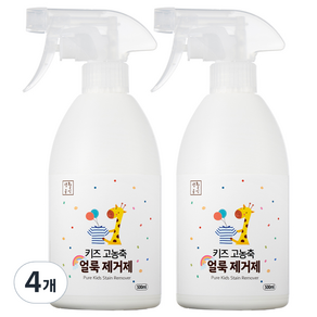 생활공식 키즈 고농축 얼룩제거제, 500ml, 4개