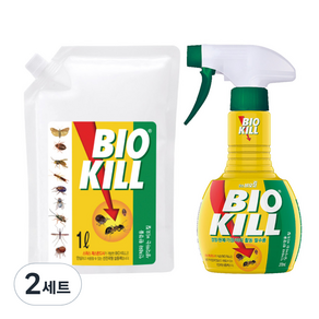 비오킬 살충제 370ml + 리필 1L 세트