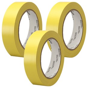 3M 바닥 라인 764 테이프 노랑 25.4mm x 32.9m, 3개