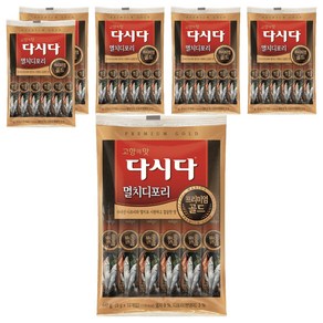 다시다 프리미엄골드 멸치디포리 12p, 60g, 6개
