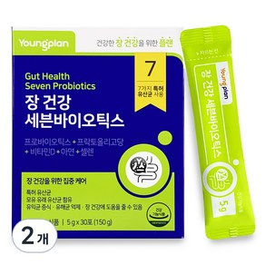 영진약품 프로바이오틱스 유산균 장 건강 세븐바이오틱스 30p, 2개, 150g