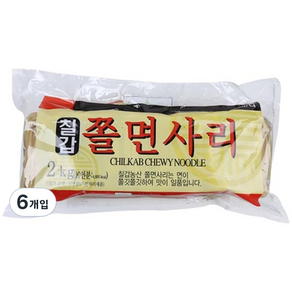 칠갑농산 쫄면사리, 6개입, 2kg