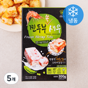 찐두부 쏙 새우 (냉동), 300g, 5개