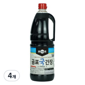 Gompyo 국간장, 1.7L, 4개