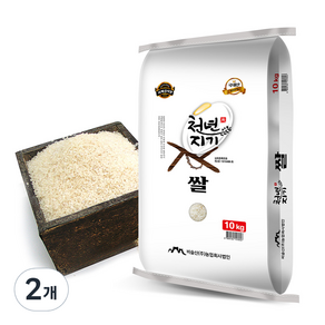 비슬산 천년지기쌀 2024년산 햅쌀 백미, 상등급, 10kg, 2개