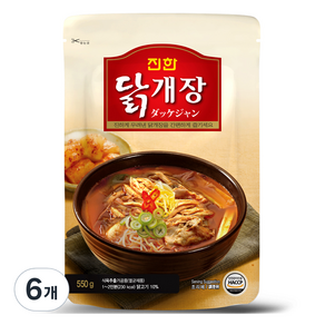 진한식품 진한 닭개장, 550g, 6개