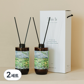 디스이즈 명화 인테리어 대용량 디퓨저 2p 세트, 2세트, 포레스트, 500ml