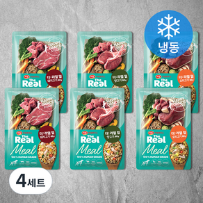 하림펫푸드 전연령 더리얼 밀 강아지 화식 돼지고기 60g + 오리고기 60g + 양고기 60g 세트 (냉동), 4세트