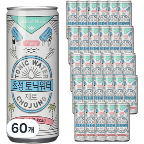 초정 토닉워터 제로, 250ml, 60개