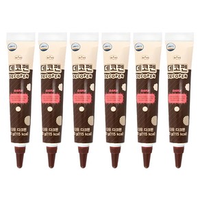 디유 데코펜 다크, 20g, 6개