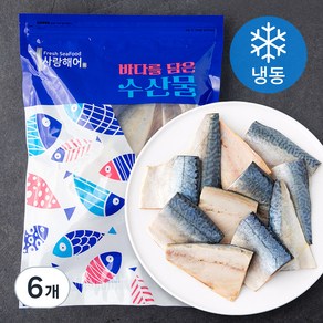 사랑해어 가시없는 고등어 순살 (냉동), 200g, 6개