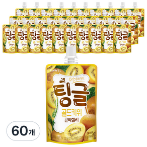 팅글 로엘 더 가벼워진 골드키위 곤약젤리 1개입, 80g, 60개