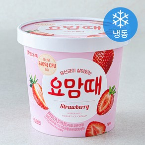 빙그레 요맘때 스트로베리 (냉동), 710ml, 1개