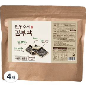 청해명가 전통수제 김부각, 70g, 4개