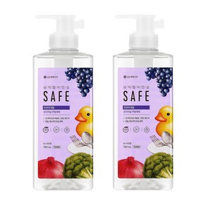 [비건라이프] 세이프 천연미네랄 오리지널 주방세제, 720ml, 2개