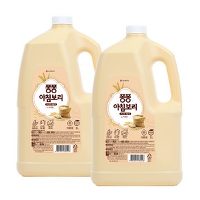 퐁퐁 주방세제 아침보리 용기, 3L, 2개