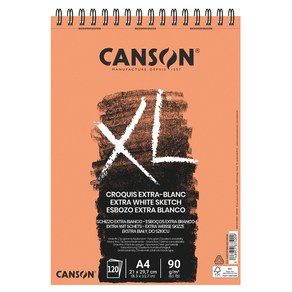 캔손 XL 엑스트라 화이트 90g, A4 (297mm x 210mm), 120매, A4