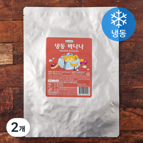 웰프레쉬 바나나 (냉동), 2개, 1kg