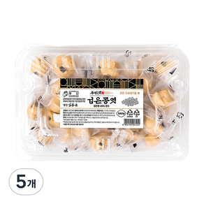 전통 수제 검은콩 도시락 엿, 160g, 5개