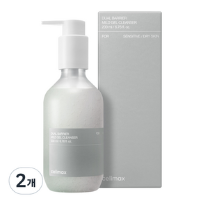 셀리맥스 듀얼배리어 마일드 젤 클렌저, 200ml, 2개