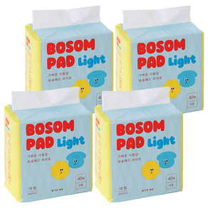 바잇미 보솜 라이트 배변패드 대형 무향, 40개입, 4개