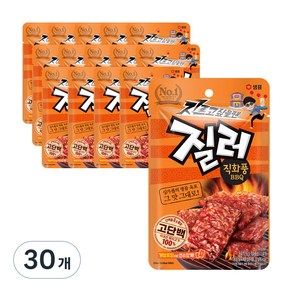 질러 직화풍 비비큐 육포, 30g, 30개