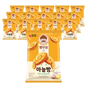 농심 빵부장 마늘빵, 55g, 16개