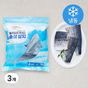 딜리조이 국내산 순살 삼치, 700g, 3개