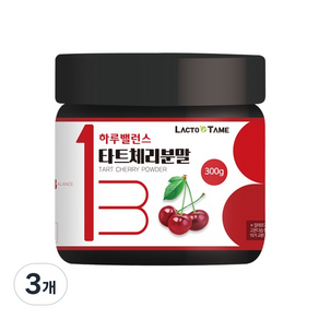 락토테미 하루밸런스 타트체리분말, 300g, 3개