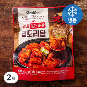 굽네 얼큰 순살 곱도리탕 (냉동), 550g, 2개