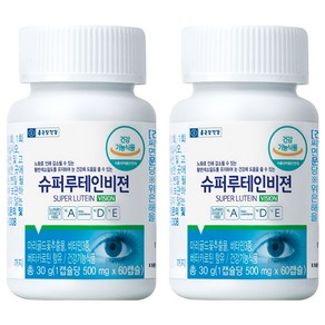 종근당건강 슈퍼 루테인 비젼 30g, 60정, 2개