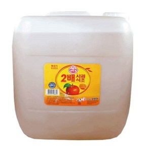 오뚜기 2배 사과 식초, 18L, 1개