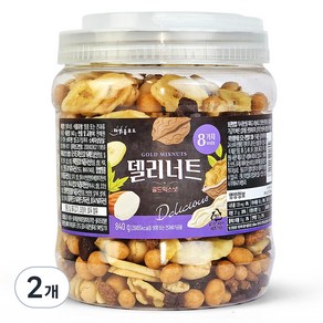 투데이넛 델리너트 믹스넛, 840g, 2개