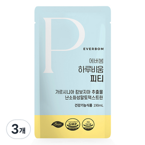 에버봄 하루비움 피티 다이어트식품, 190ml, 3개