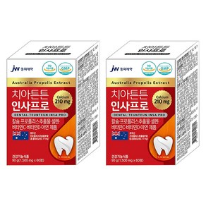 JW중외제약 치아튼튼 인사프로, 60정, 2개