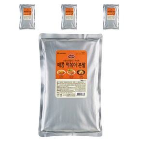 쉐프원 매콤 떡볶이 분말, 1kg, 4개