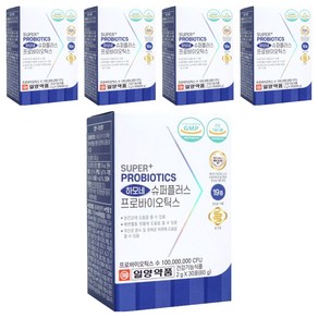 일양약품 하모네 슈퍼플러스 생 유산균 프로바이오틱스 30p, 60g, 5개